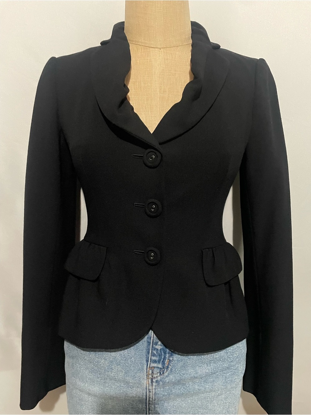 Classic Black Women's Tailored Jacket